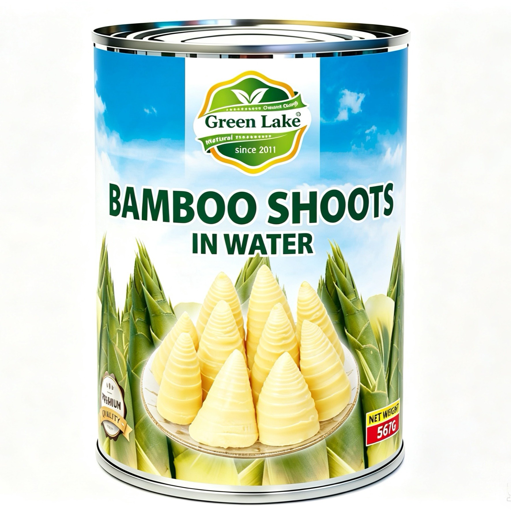 Canned Bamboo Shoot Halves