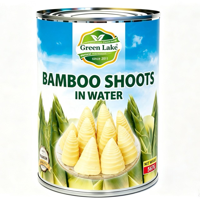 Canned Bamboo Shoot Halves