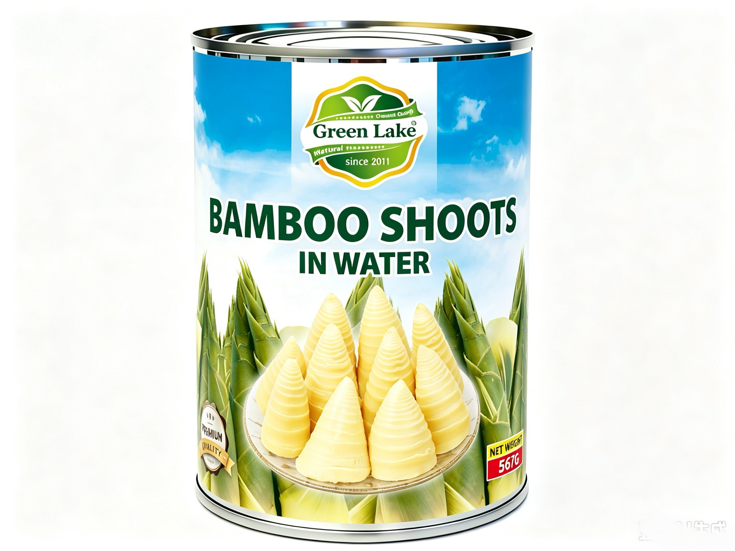 Canned Bamboo Shoot Halves