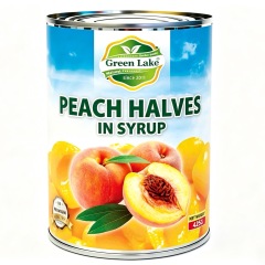 Canned peach in syrup