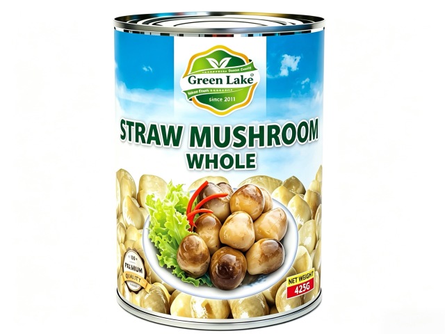 Canned Straw mushroom
