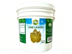 Grape Leaves in bucket