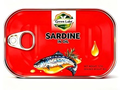 Canned sardines in oil 125g