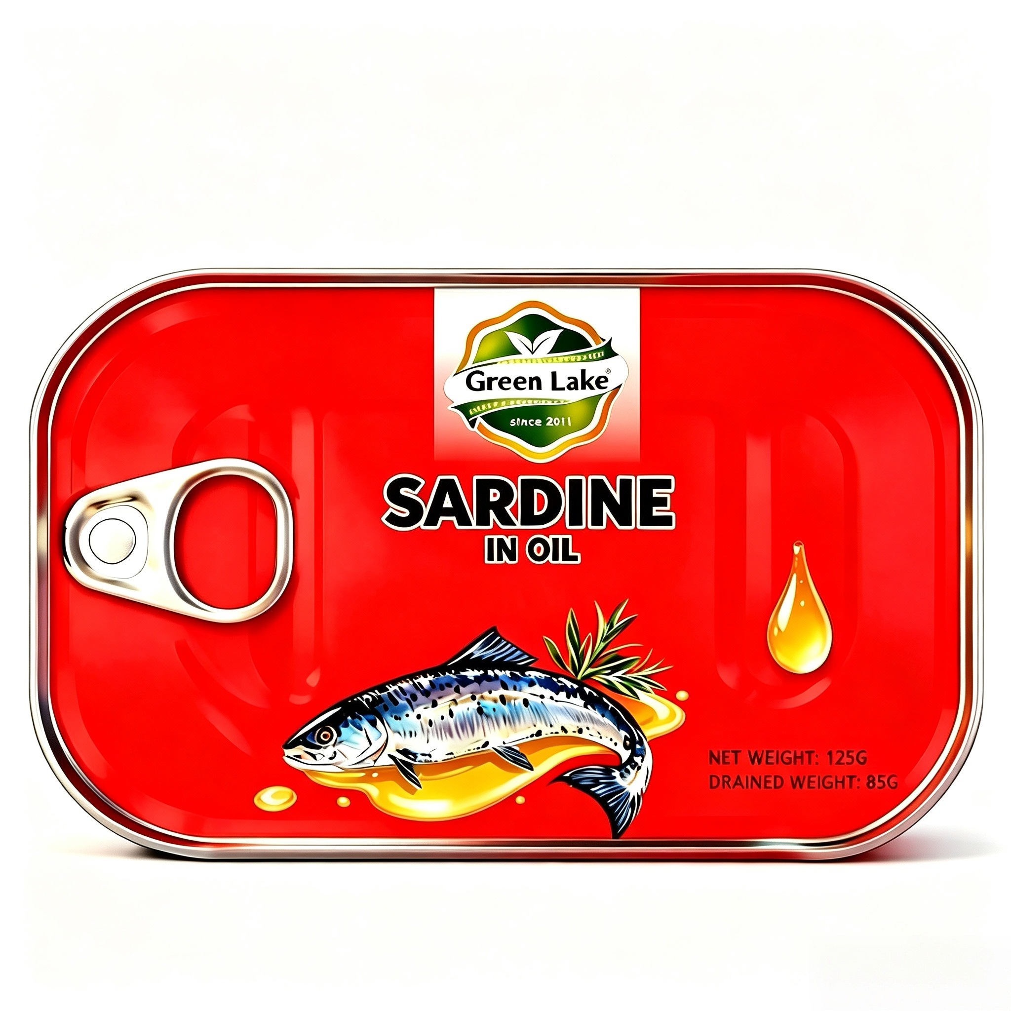 Canned sardines in oil 125g