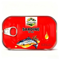 Canned sardines in oil 125g