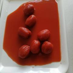 Canned peeled tomato