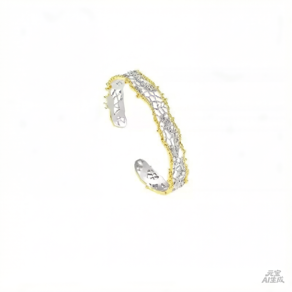 Temperament light luxury retro lace open bracelet who wears the beautiful collection