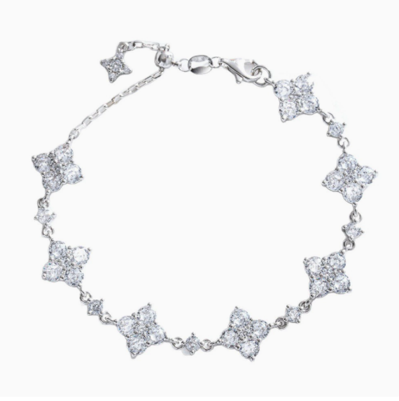 Bracelet - Simple high-end medieval style four-pointed star bracelet light luxury versatile exquisite niche design fashion commuting temperament hand ornament