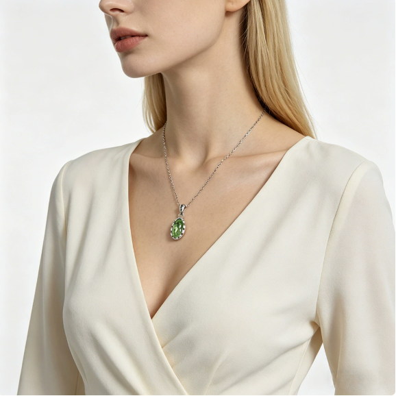 Popular 925 sterling silver green crystal ring women's cross-border retro personality fashion hollow ring opening adjustment, sterling silver crystal necklace women's summer