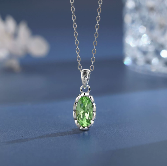 Popular 925 sterling silver green crystal ring women's cross-border retro personality fashion hollow ring opening adjustment, sterling silver crystal necklace women's summer