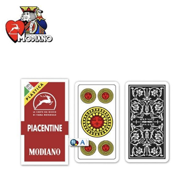Piacentine 100% Plastica carta  da  gioco modiano