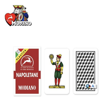 Napoletane Bordeaux F/N carta  da  gioco modiano