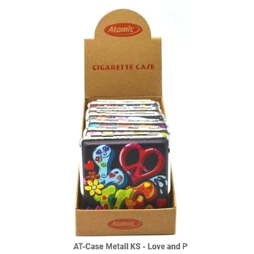 PORTA SIGARETTE  METAL  LOVE  CONF. 6PZ