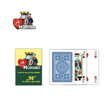 Poker 98 Blu  carta  da  gioco modiano