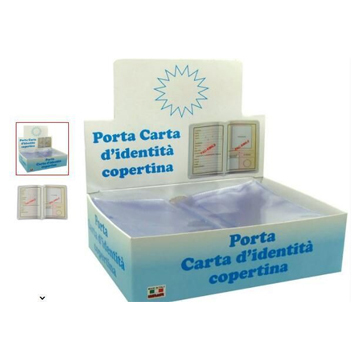 CUSTODIA  IN  PVC  CRISTAL    A  LIBRO  CONF.100 PZ