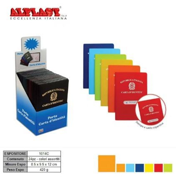 PORTA  CARTA  IDENTITA   COLORATE    CONF. 24 PZ
