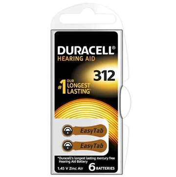Duracell EasyTab  Activair Misura 312 Blister 6Pz