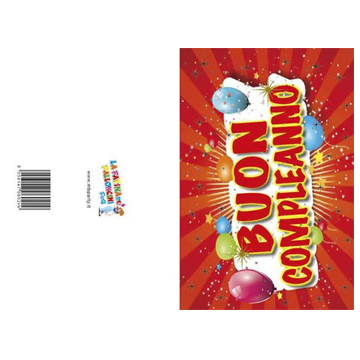 PORTA SOLDI B. COMPLEANNO PZ 12 COD.0249