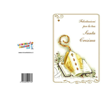 BIGLIETTI CRESIMA PZ 12 COD.1733