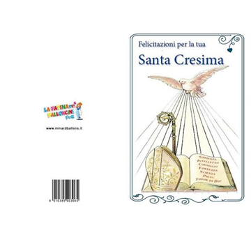 BIGLIETTI CRESIMA PZ 12 COD.1733