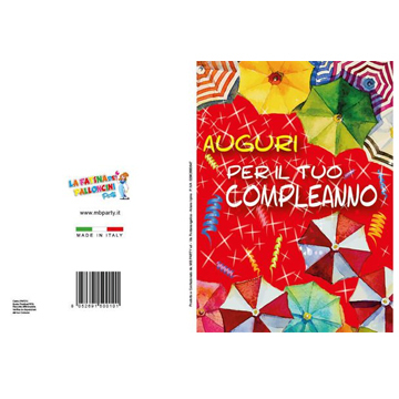 BIGLIETTI COMPLEANNO PZ 12 COD.0101