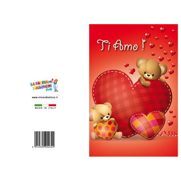 BIGLIETTI I LOVE YOU PZ 12  COD.2624