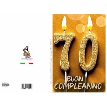 BIGLIETTI B.C.70 ANNI PZ 12 COD.2006