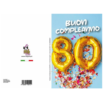 BIGLIETTI B.C.80 ANNI PZ 12 COD.2112