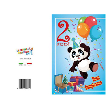 BIGLIETTI COMP.2 ANNI PZ 12 COD.7722