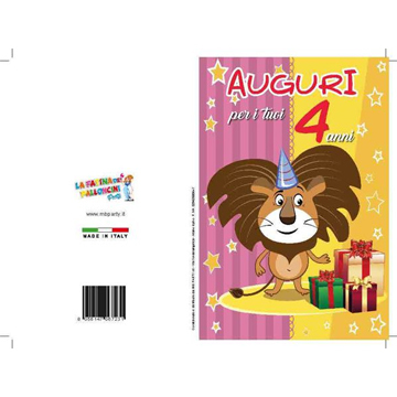 BIGLIETTI COMP.4 ANNI PZ 12 COD.7231