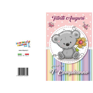 BIGLIETTI COMP.4 ANNI PZ 12 COD.7852
