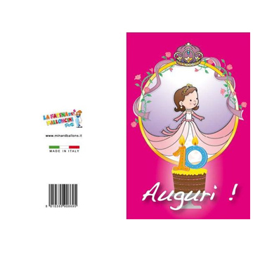 BIGLIETTI COMP.10 ANNI PZ 12 COD.8695