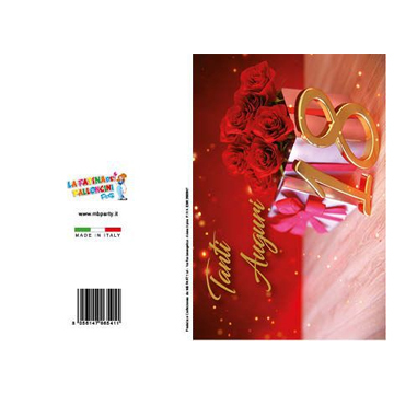 BIGLIETTI 18 ANNI PZ 12 COD.5411