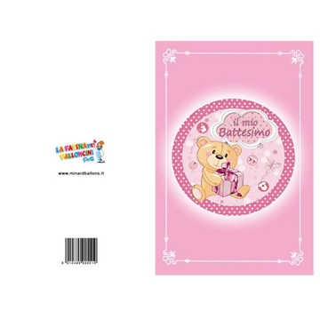 BIGLIETTI BATTESIMO F PZ 12 COD.5519