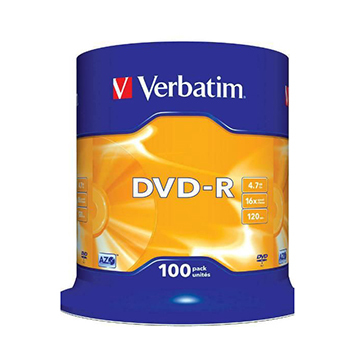 Verbatim Stampabile DVD-R 4.7GB 16x 120min Conf.100Pz