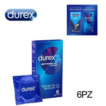 DUREX PROFILATTICO SETTEBELLO JEANS 6PZ