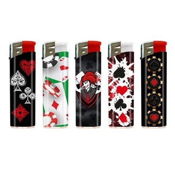 ACCENDINI ELETRONIC   POKER 50PZ