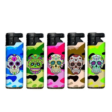 ACCENDINI ANTIVENTO SKULL CONF. 25PZ