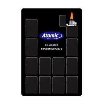 ATOMIC  ACCENDINO BENZINA NERA