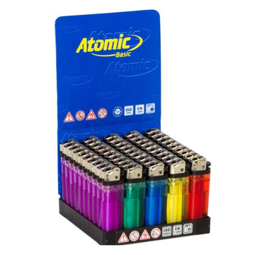 ACCENDINI ATOMIC  TRASPARENTE CONF.50PZ