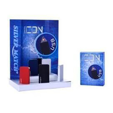 ACCENDINI  USB IN  ACCIAIO CONF. 6PZ