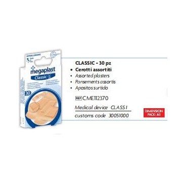 MEGAPLAST 30 CEROTTI CLASSICI ASSORTTI