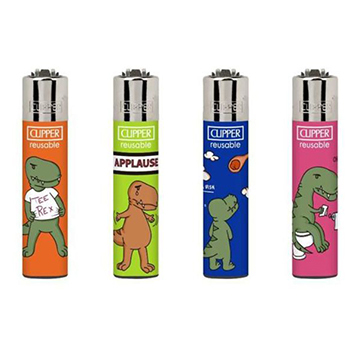 ACCENDINI  CLIPPER  MICRO  DINO SENTENCES 48PZ