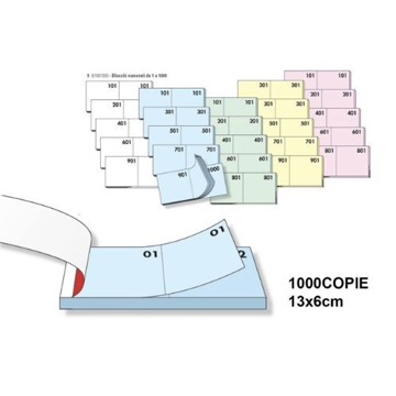 N. 10 blocchi numerati da 1 a1000- COD 9
