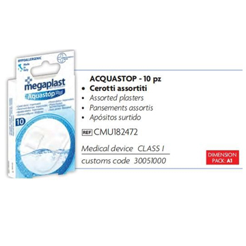 10 cerotti aquastop assortit