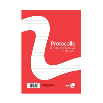 Carta Protocollo Maxi fg 20 Rig Rigato