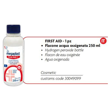 MEGAPLAST 1ML ACQUA  OSSIGENATA 250ML