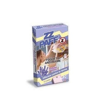 FOGLIETTI  ANTITARME  ZZRAFF  2  BLOCCHETTI DA 6 CONF.12PZ