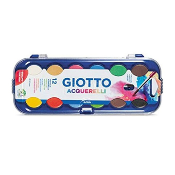 ACQUARELLI  30 MM  GIOTTO  12 PZ