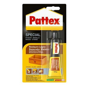 COLLA PATTEX PER RESTAURO LEGNO  CHIARO 50 G